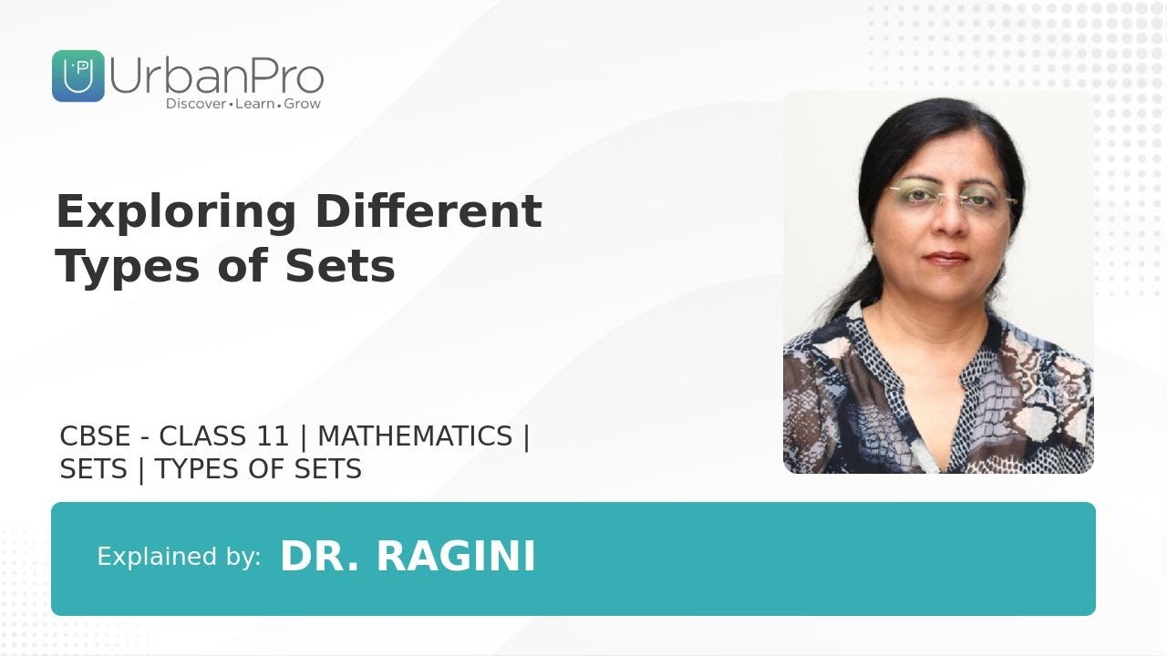 Exploring Different Types of Sets | Dr. ragini A.