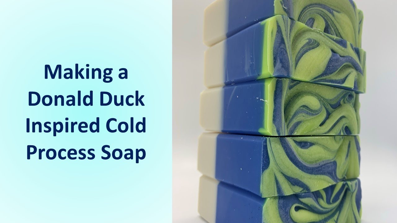 Creating a Donald Duck Inspired Cold Processed Soap | Disney Fab Five and Friends Soap Series