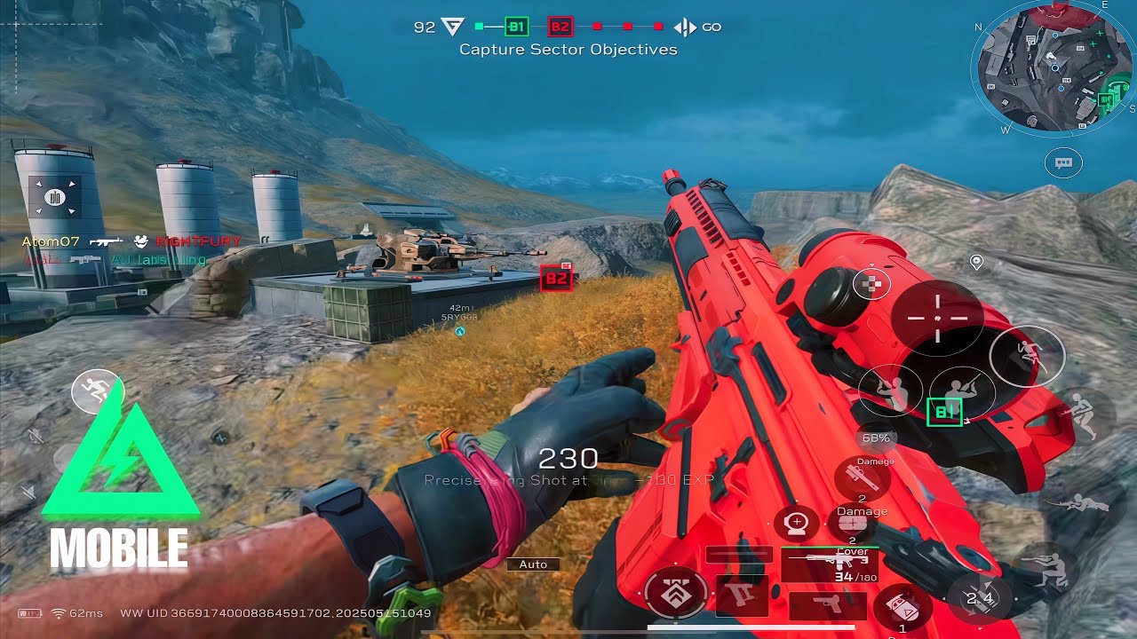 DELTA FORCE MOBILE META M7 ZERO RECOIL GAMEPLAY