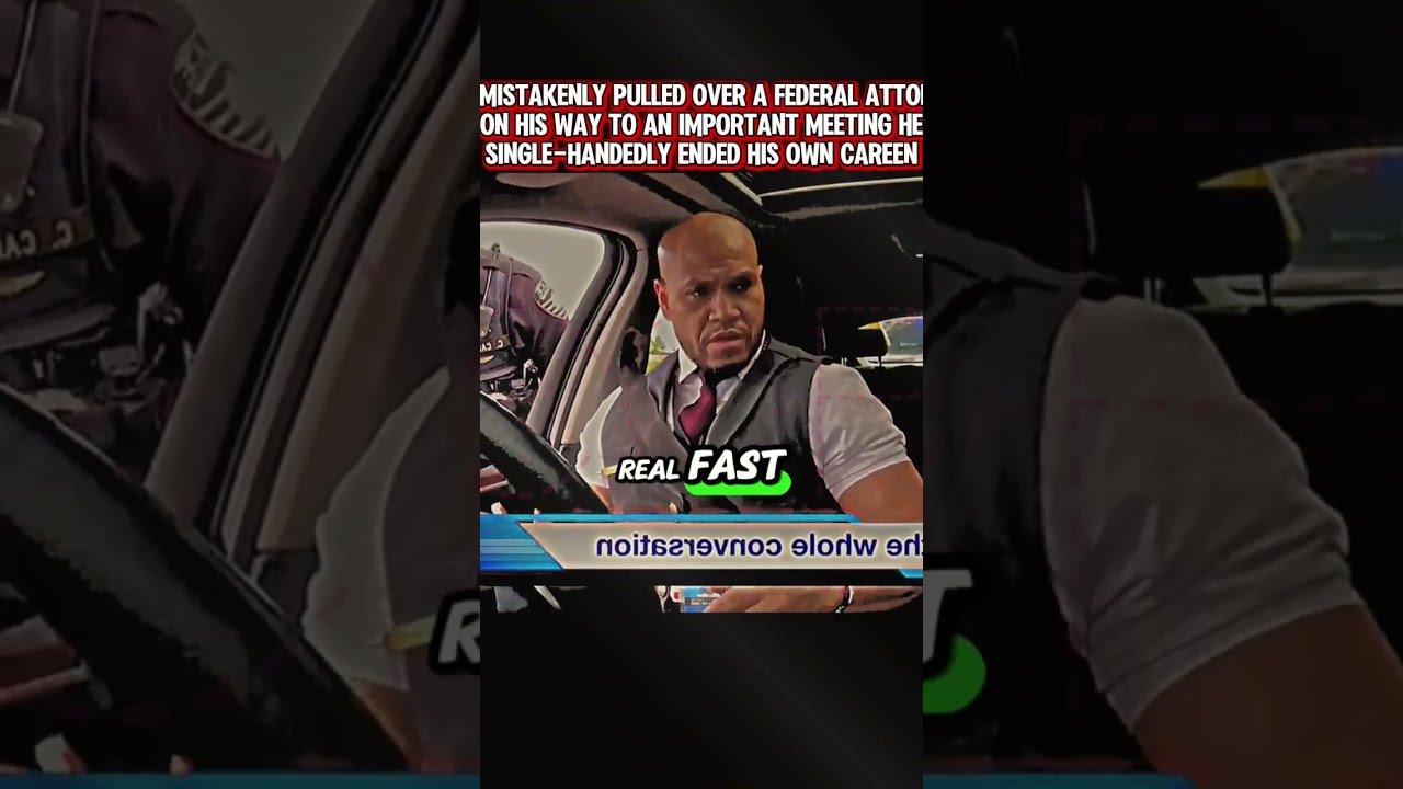 Cop Mistakenly Pulled Over a Federal Attorney on His Way to an Important Meeting He 1