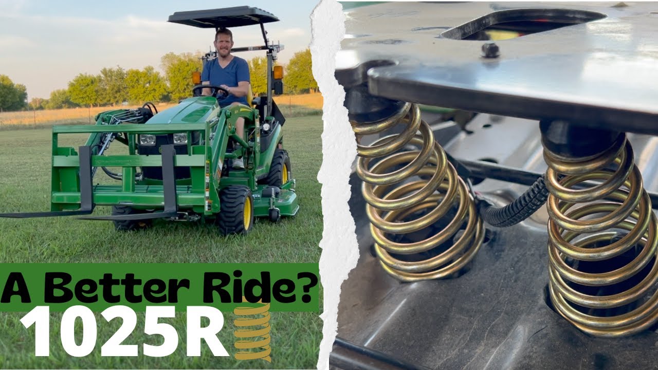 Bolt On Hooks Seat Springs Upgrade -  John Deere 1025R -  - Detailed Install Guide!