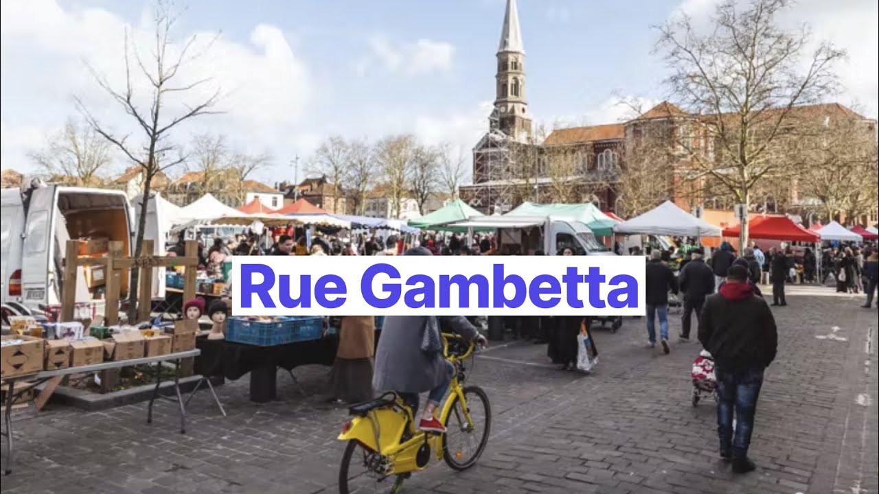 Rue Gambetta, à Lille