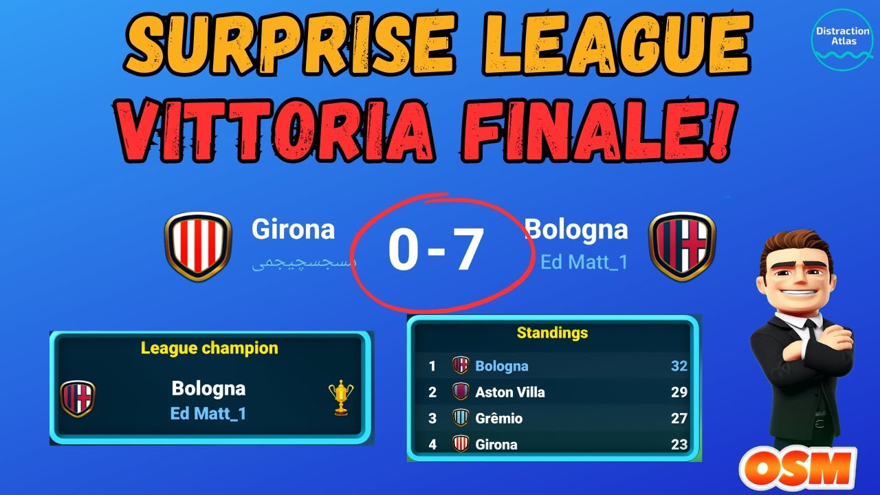GUIDA OSM 2024: VITTORIA DELLA SURPRISE LEAGUE! 0-7 DEVASTANTE!