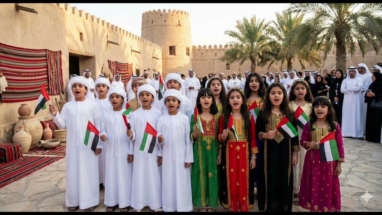 🇦🇪 &ldquo;Raise It High, Ya Emarati!&rdquo; &mdash; New UAE Kids National Song 2025 | Children&rsquo;s Anthem-Style Song