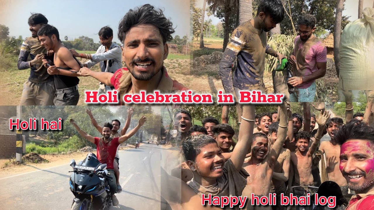 Holi celebration in Bihar…✌️