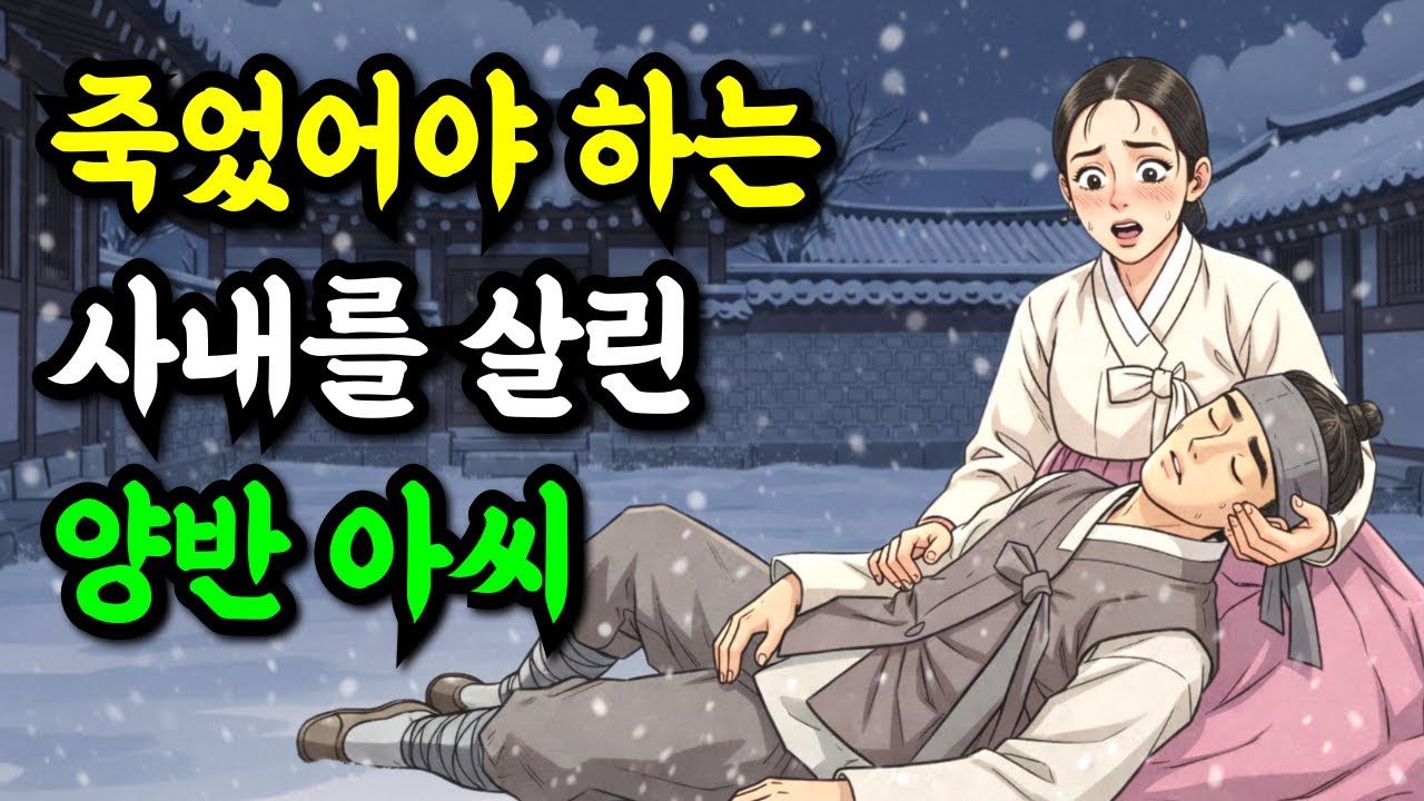 죽었어야 하는 사내를 살린 양반 아씨. 그 진실의 무게를 감당해야 하는데..ㅣ야담·민담·전설·설화·고전·만담·야사·오디오북