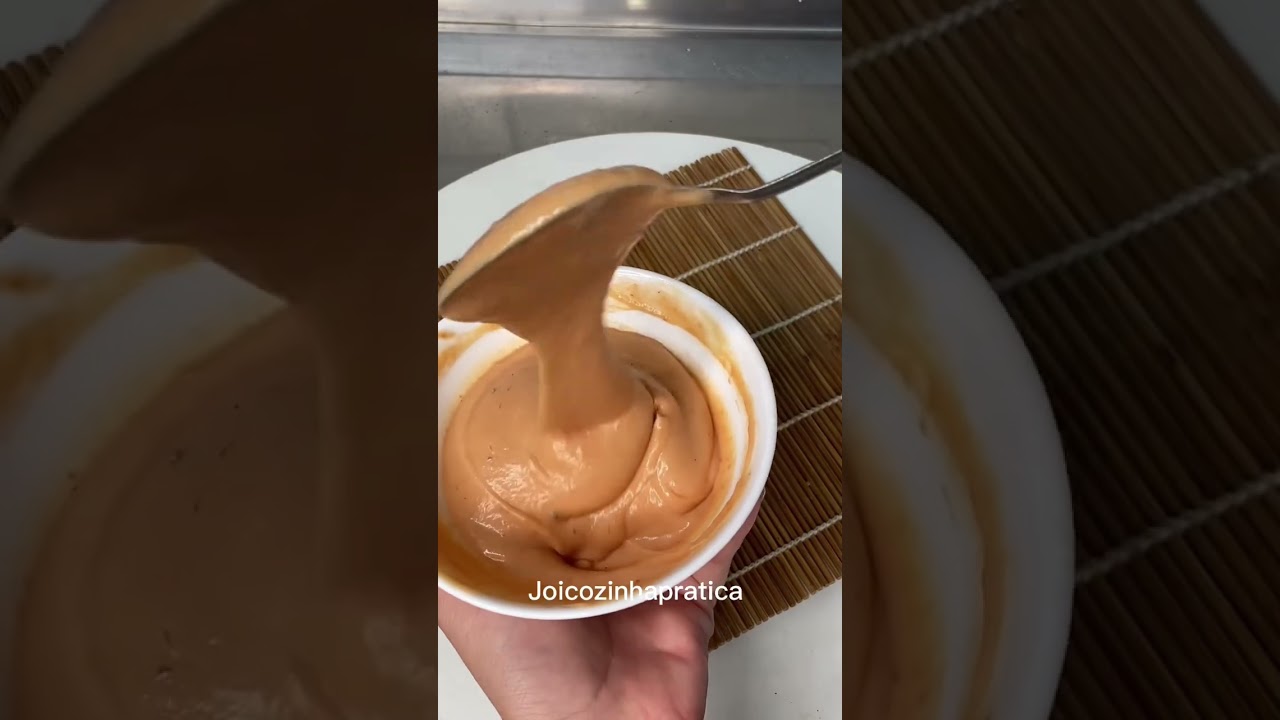Molho ros&ecirc; para salgadinhos.