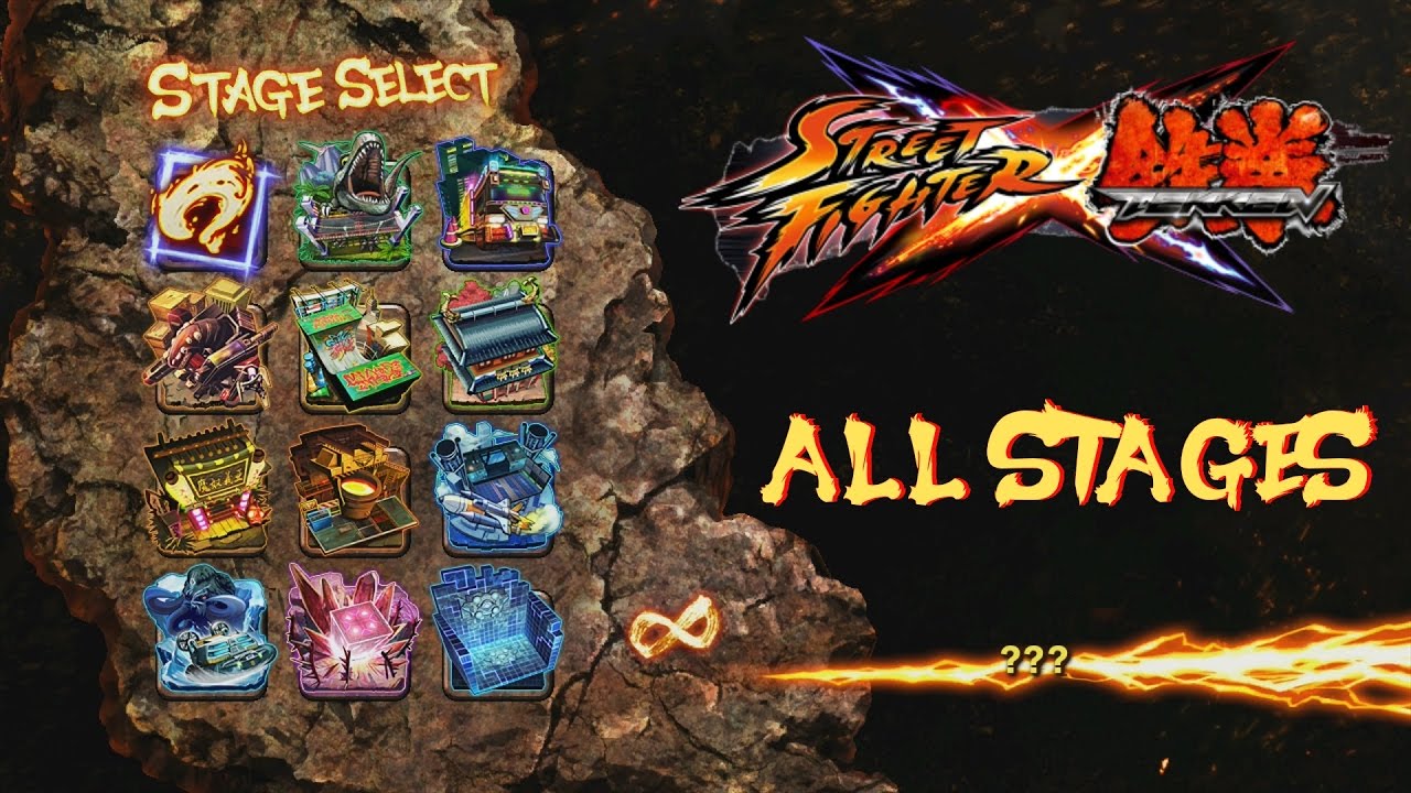 Street Fighter X Tekken All Stages