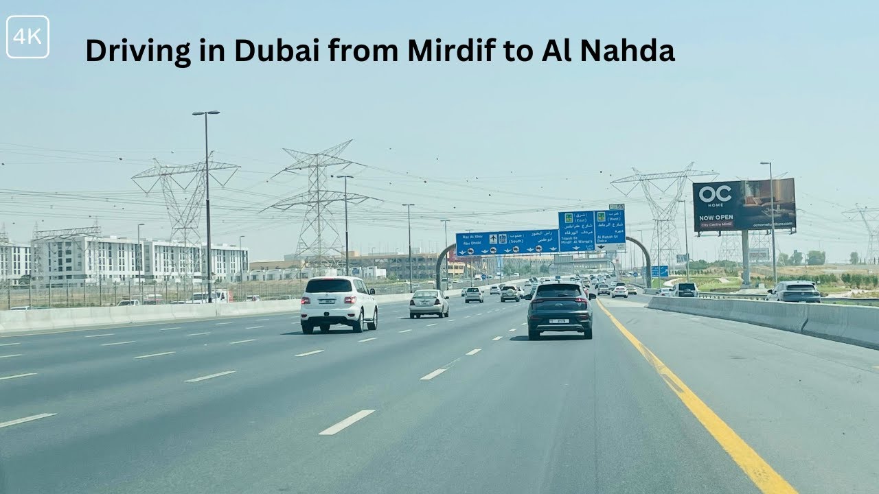 Thrilling Dubai Drive: City Centre Mirdif to Al Nahada