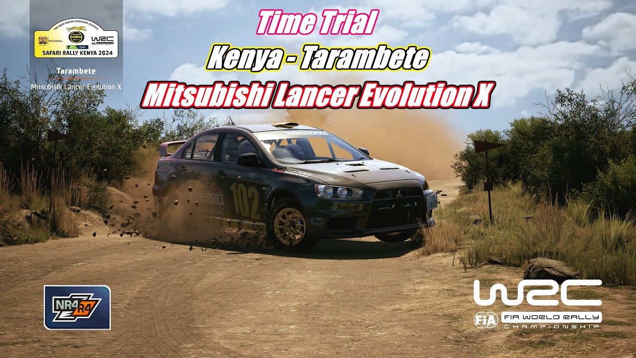 EA Sports WRC | Kenya - Tarambete | Mitsubishi Lancer Evolution X | 2k