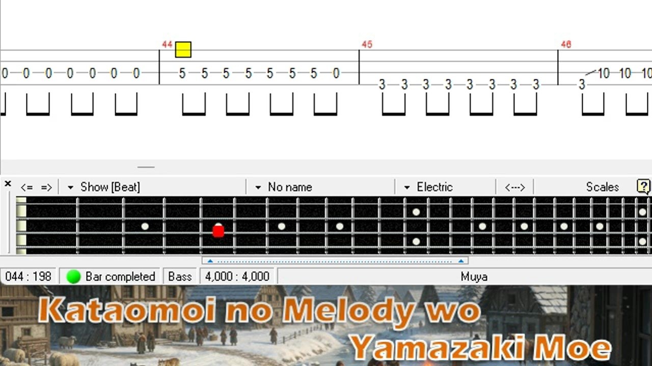 片想いのメロディを / 山崎もえ / ベース [TAB] Kataomoi no Melody wo - Yamazaki Moe - Bass