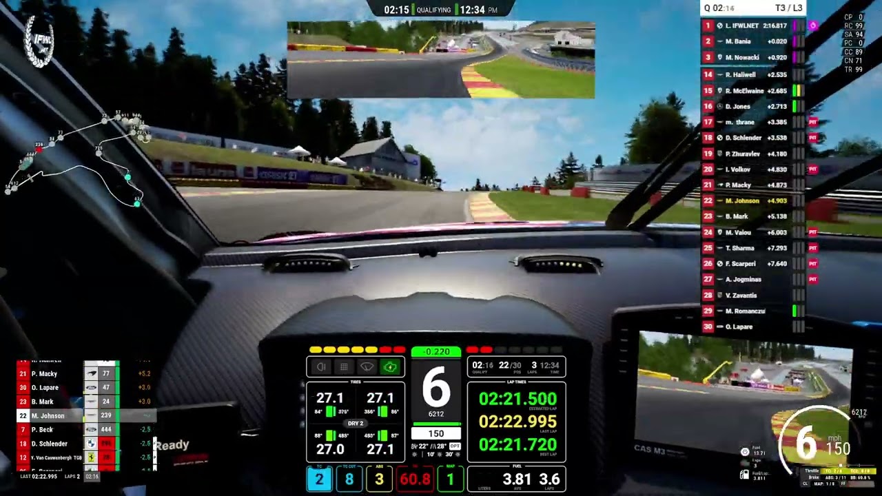 IFWL PC Open Track S1 - R4 - Spa-Francorchamps