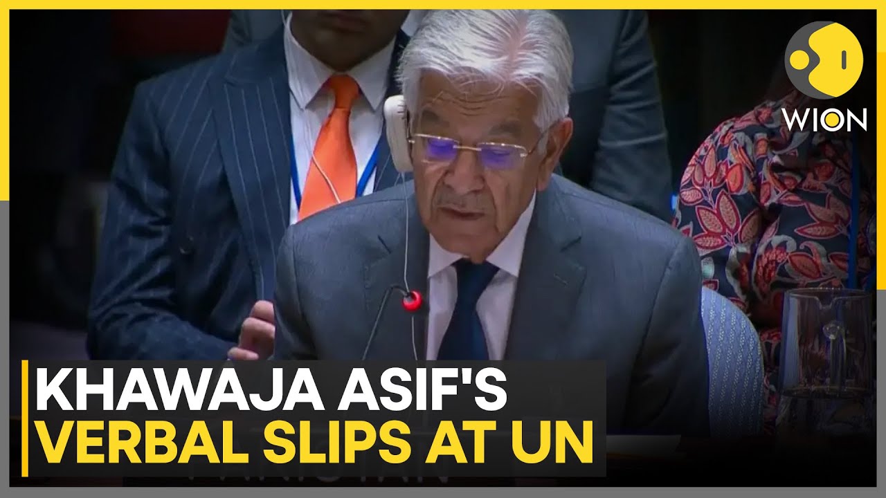 Pakistan Defence Minister's Verbal Slips At UN Council Go Viral | WION