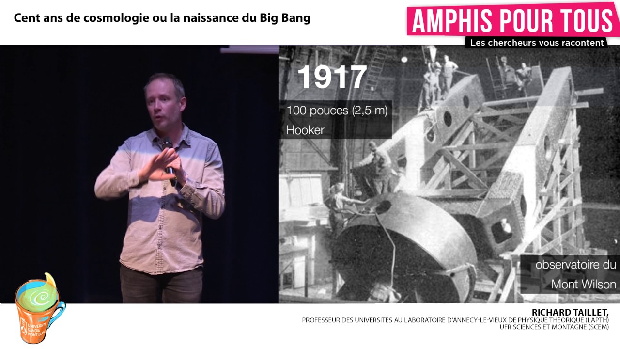 Amphis Pour Tous : Cent ans de cosmologie ou la naissance du Big Bang