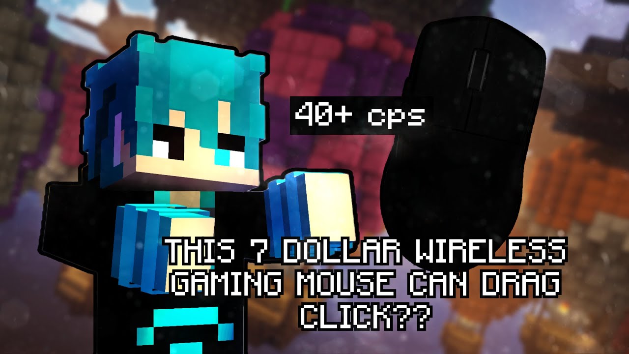 This 7$ WIRELESS Gaming Mouse Can Drag Click??? // Short Video
