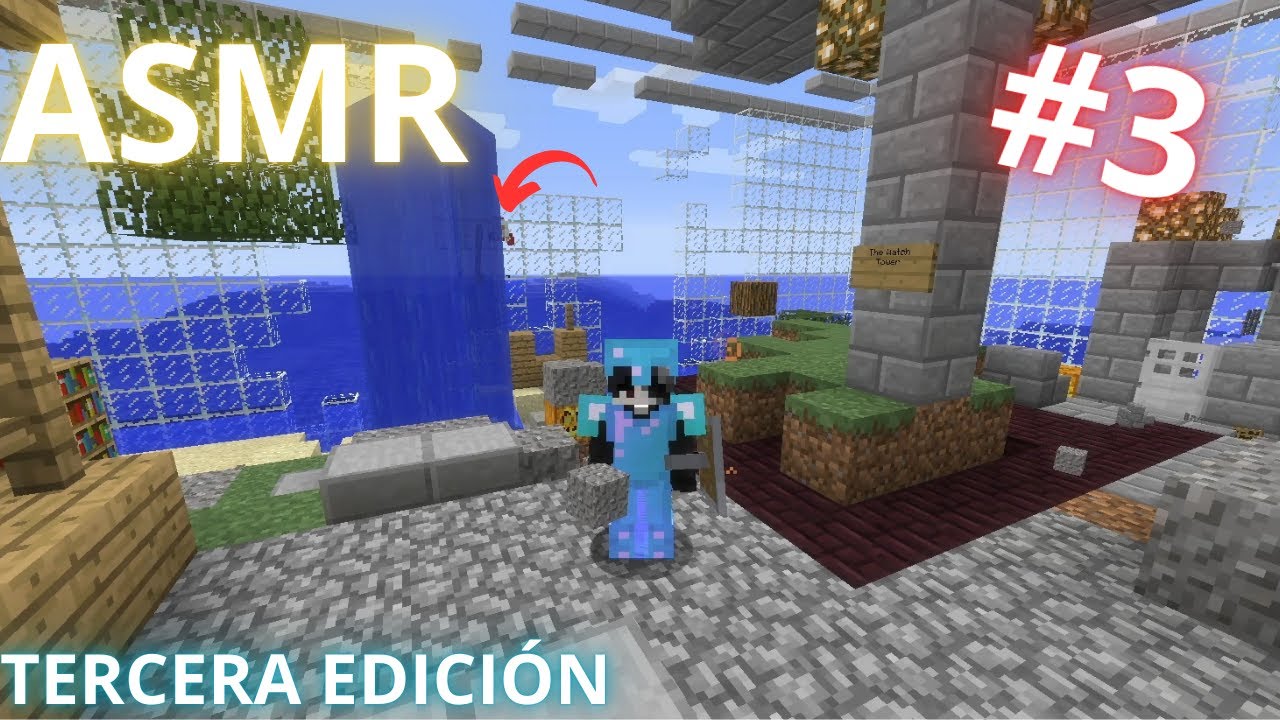 ASMR MINECRAFT ESCAPANDO DE LA ISLA MALDITA!