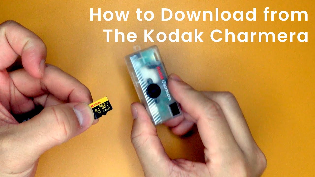 Как скачать с Kodak Charmera