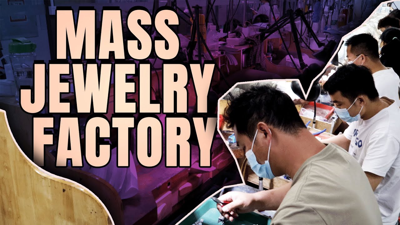 Inside China MASS Jewelry Factory -This Chinese Jewelry Factory Is Completely Insane