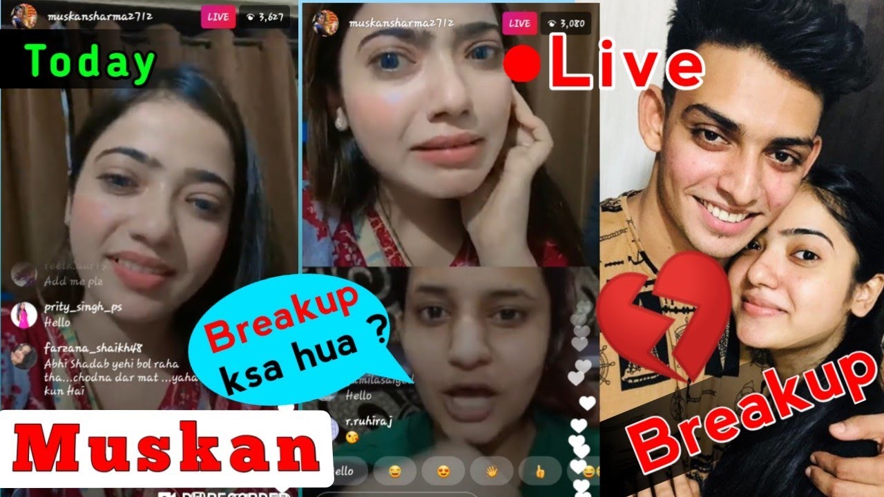 muskan Live On Instagram Today | Tumara breakup ksa hua ? | Muskan Live chat with fans | muskan Live