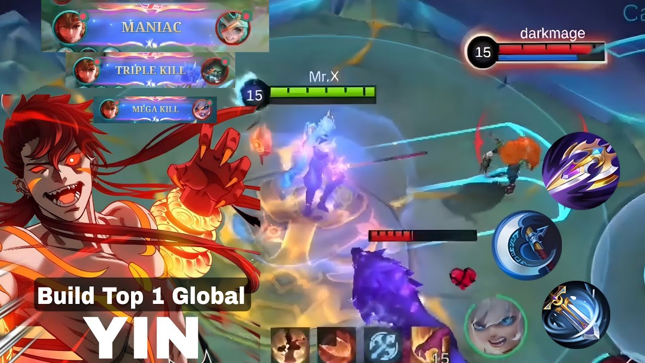 Maniac!! Marksman Build Yin 100% Melt Damage!! – Build Top 1 Global Yin ~ MLBB
