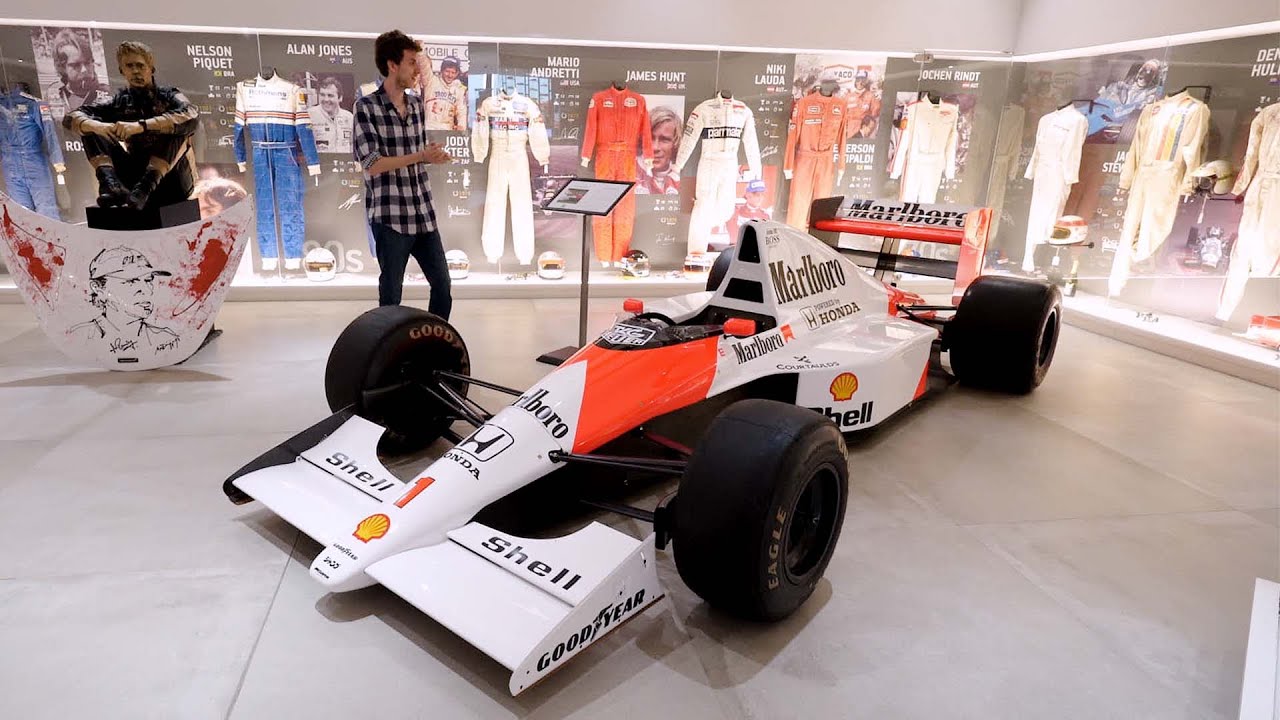 Toqué el volante del auto de Ayrton Senna