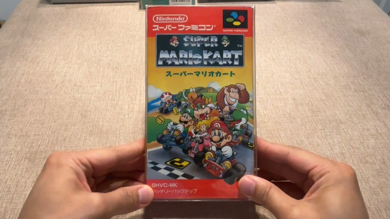 Super Mario Kart unbox and play  (Super Famicom/SNES)