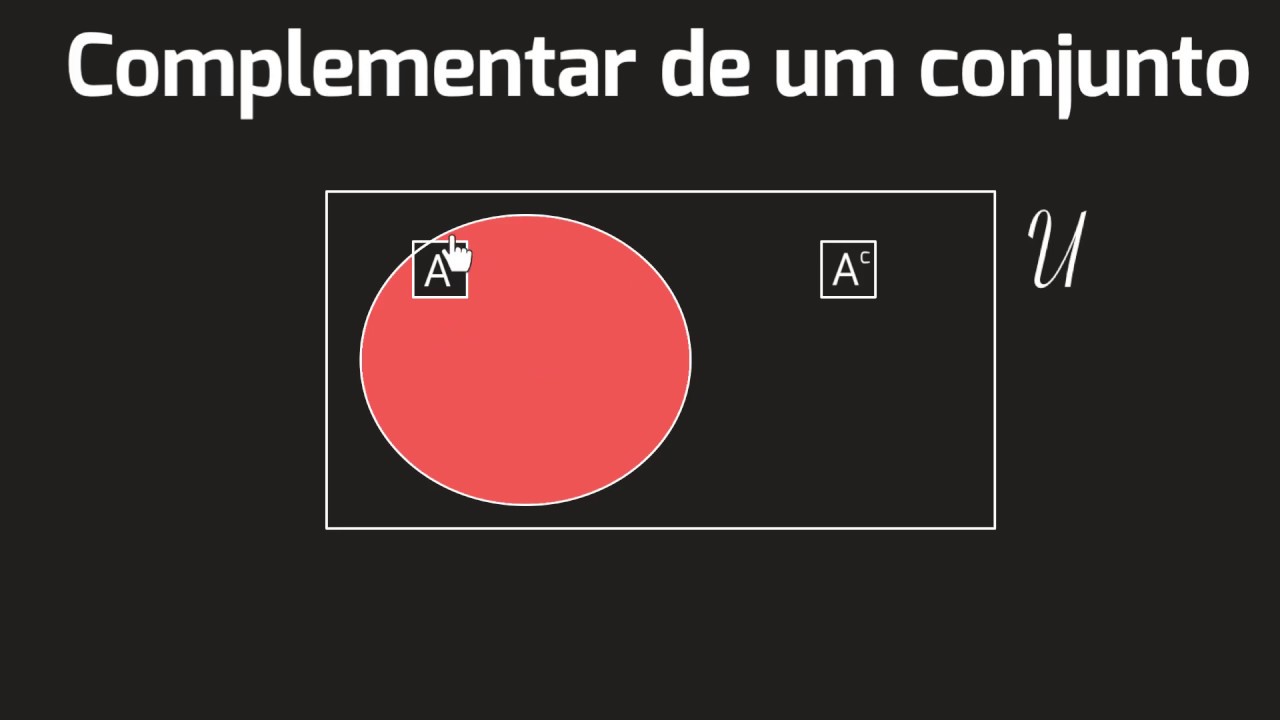 ⭕ Complementar de um Conjunto