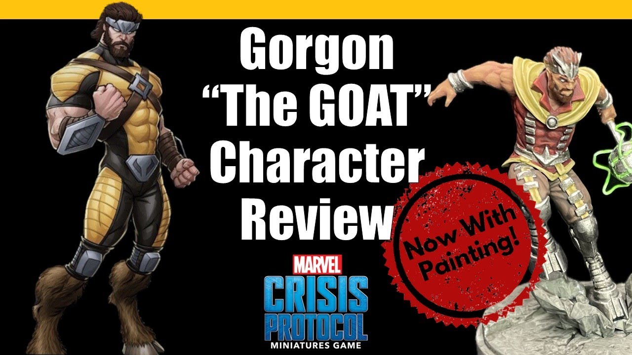 Gorgon Character Review for Marvel Crisis Protocol (Now with Painting)