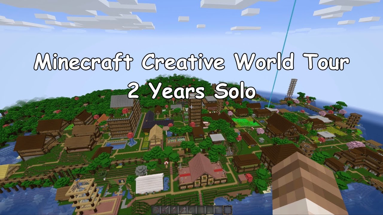 Minecraft Creative World Tour - 2 Years Solo