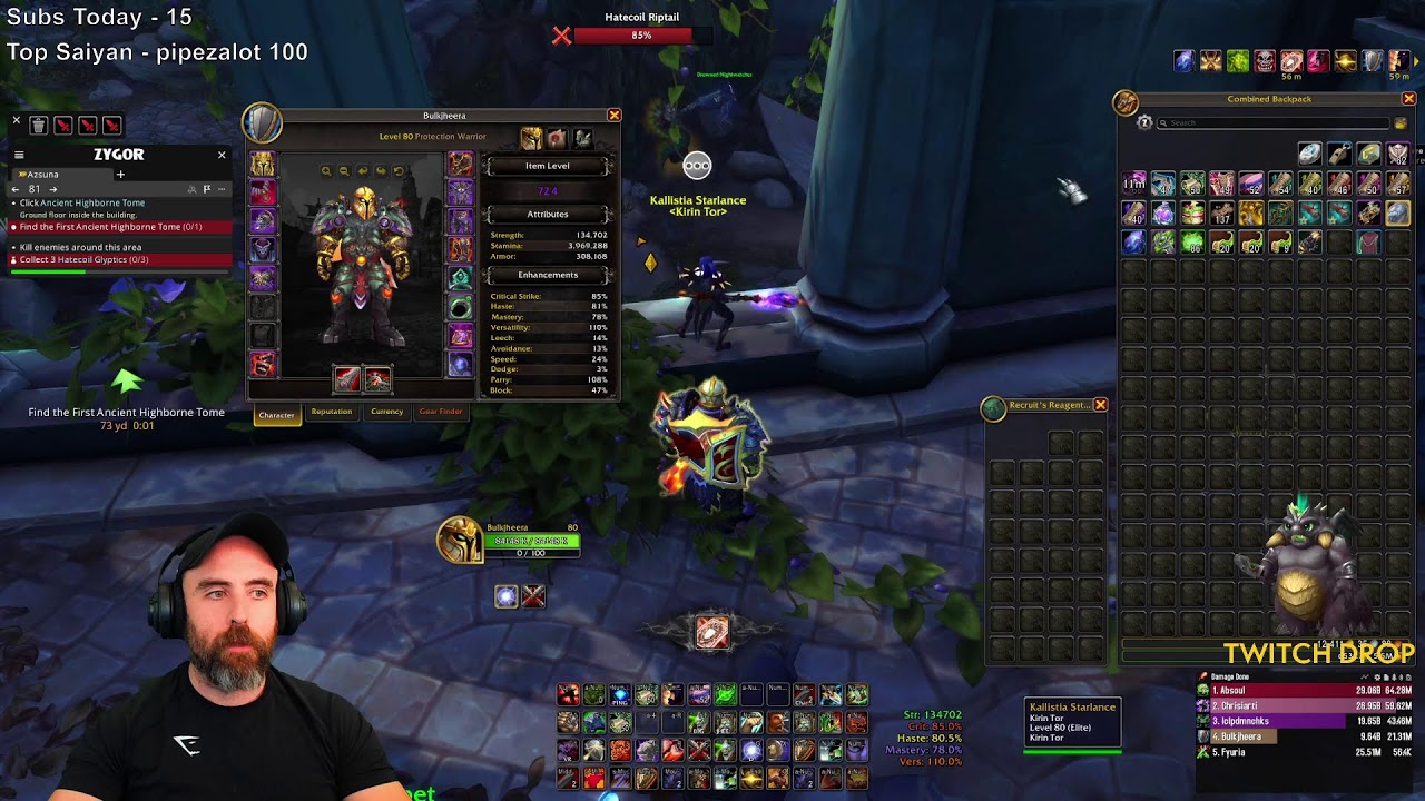 🔥WoW Legion Remix: 699 iLvl (+89) Warrior Grind🔥- World of Warcraft