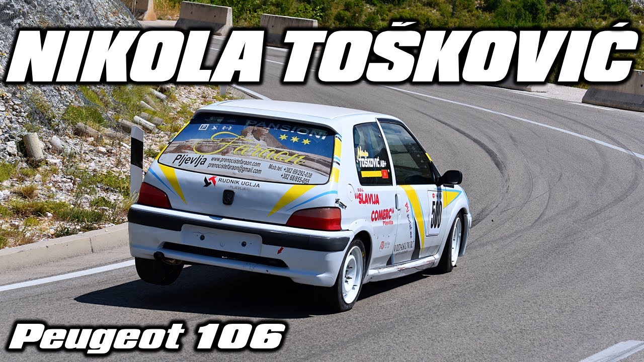 Nikola Toskovic - Brdska trka Njegusi 2025 - Peugeot 106 1.6 N