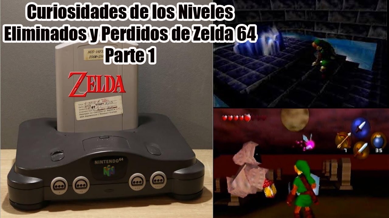 Nuevas Curiosidades de los Niveles Eliminados y Perdidos de Zelda Ocarina of Time Beta Spaceworld 97