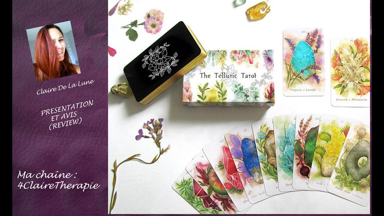 🍂The Telluric tarot, j'aime, j'aime, j'aime 😁- Lunaria Gold (review, vidéo)