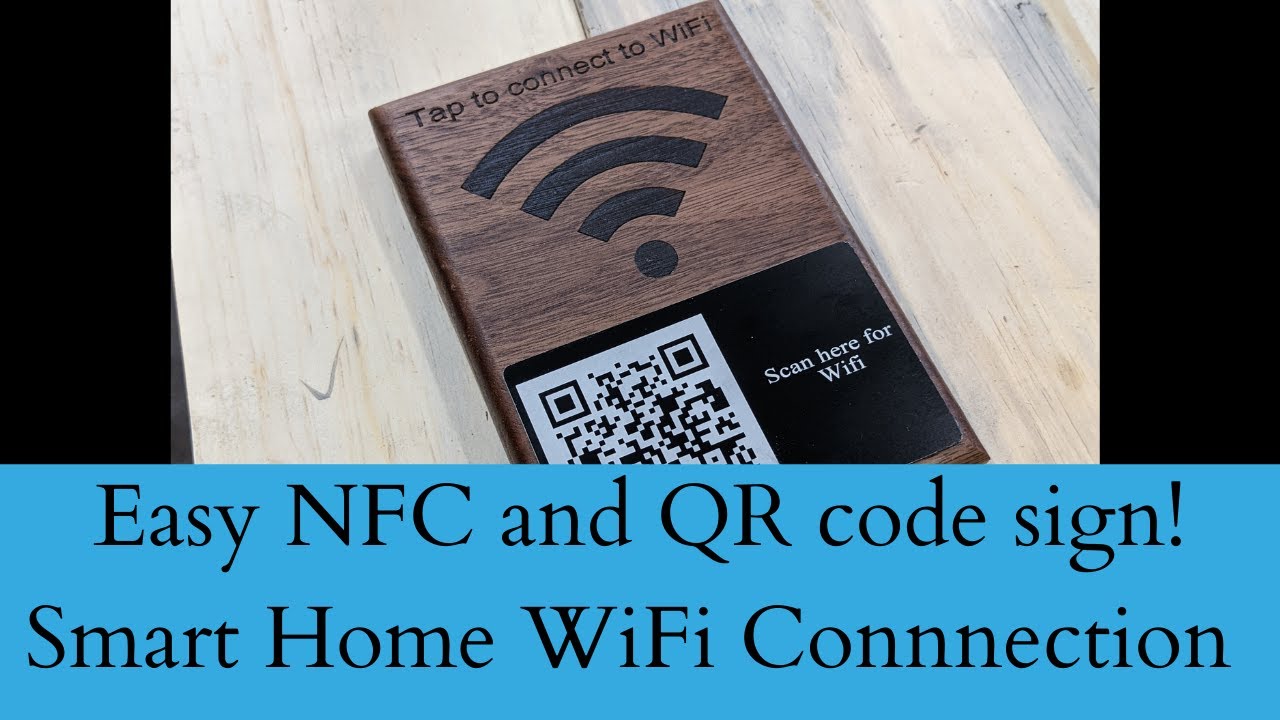 Как сделать простой знак с NFC и QR-кодом!
