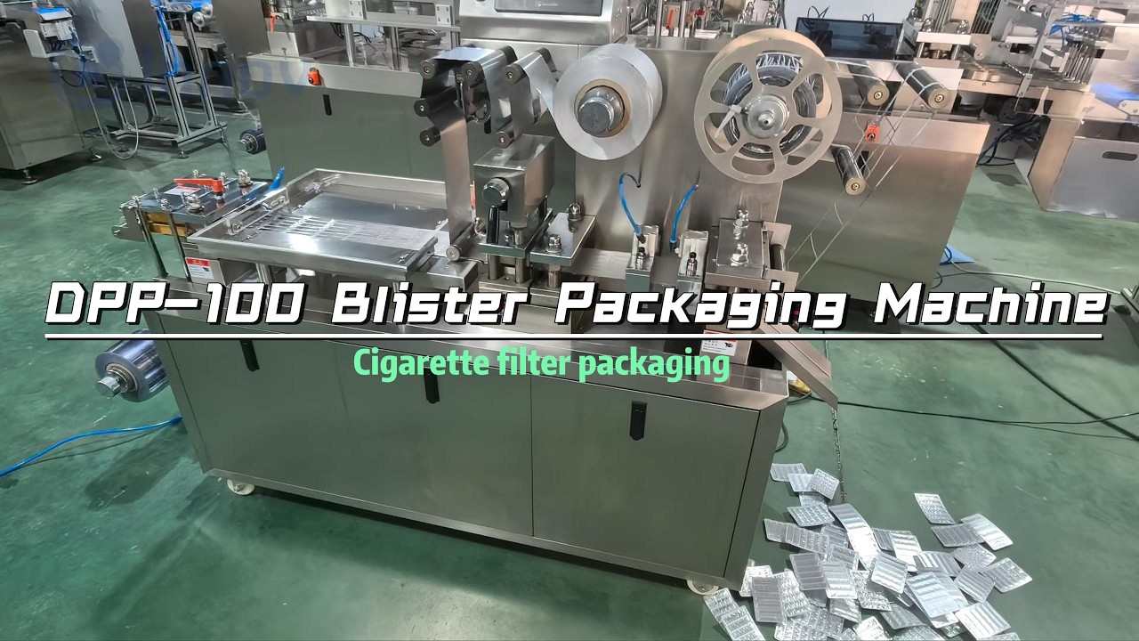 DPP-100 blister packaging machine: Packaging solutions for cigarette filters