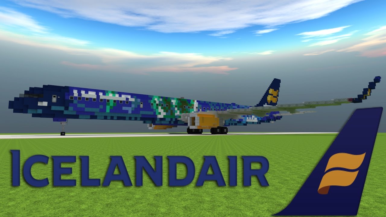 Icelandair Hekla Aurora Painting Timelapse [757] | Minecraft
