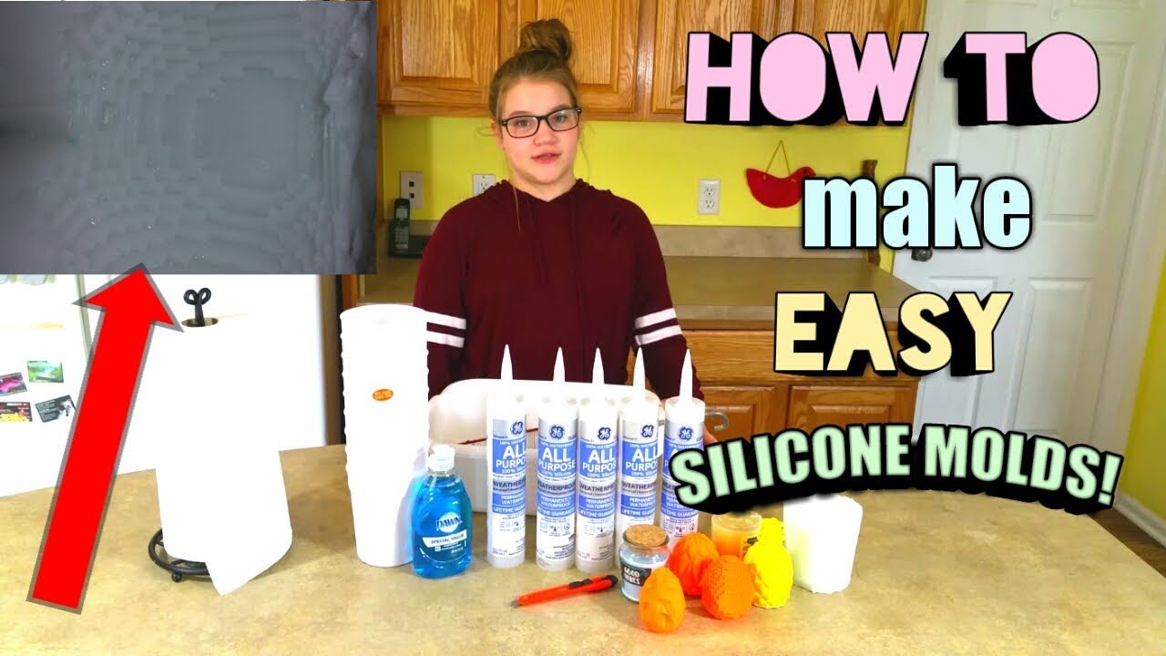 HOW TO MAKE SILICONE MOLDS FOR CANDLES!(easy)||Everything with Eliz!