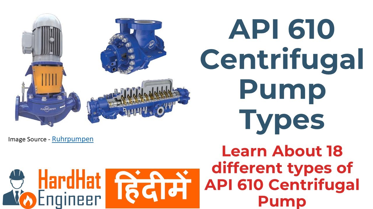 API 610 Pump Types and Classification - हिंदी मे - OH, BB and VS type Pumps
