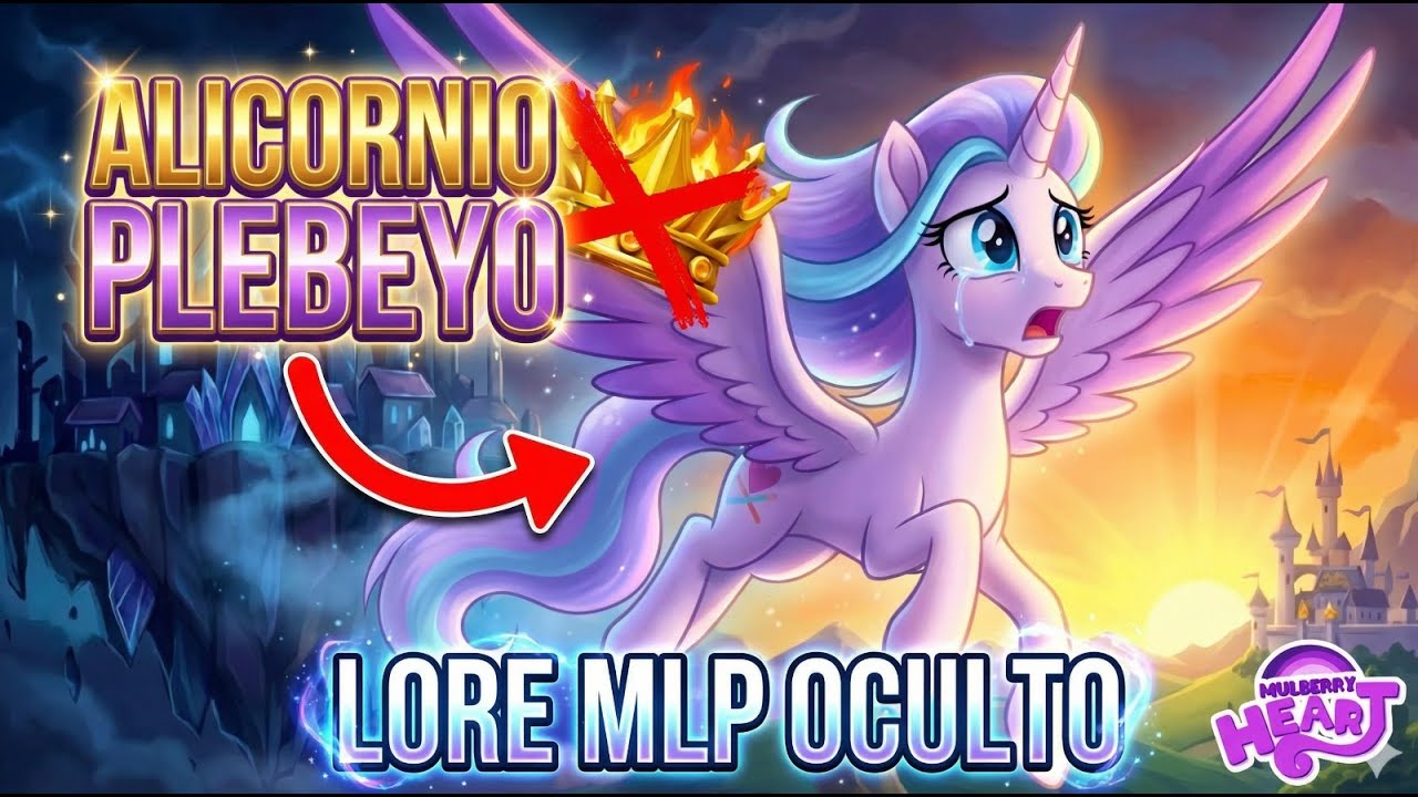 EL ALICORNIO PLEBEYO que Huy&oacute; a Equestria 👑 Historia de BULLYING en Skyrus (MLP LORE)