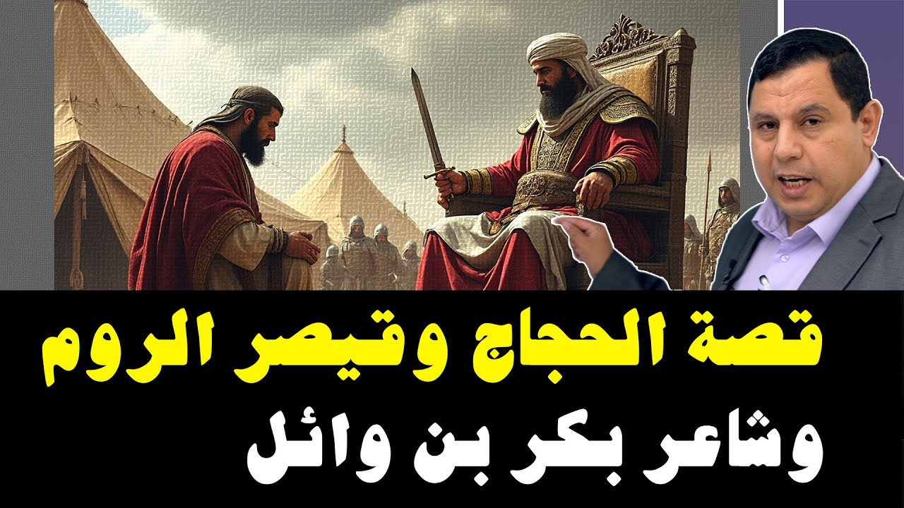 قصة الحجاج و قيصر الروم  وشاعر قبيلة بكر بن وائل