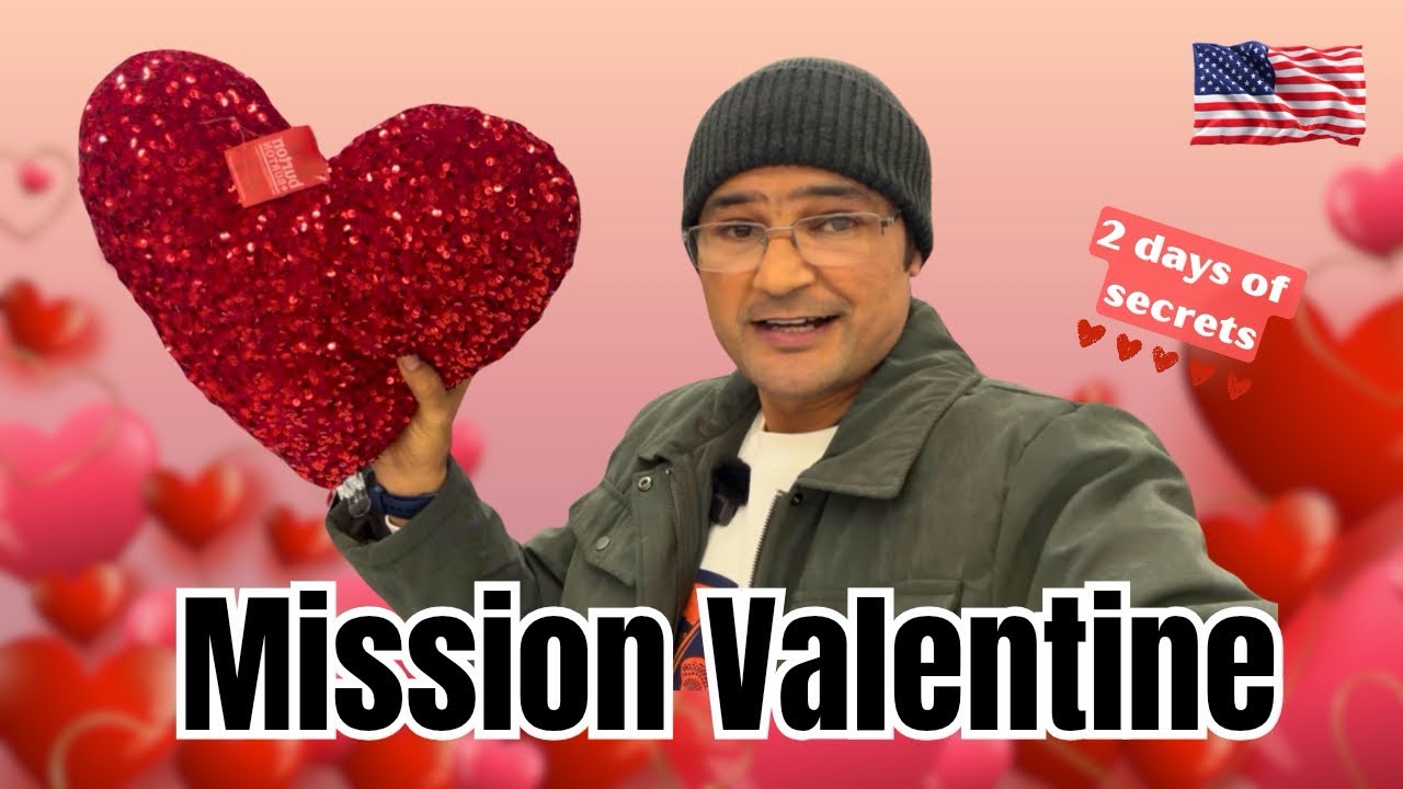 Mission Valentine: 2 Days of Secrets Before the Perfect Surprise❤️#americawithstephen #valentinesday