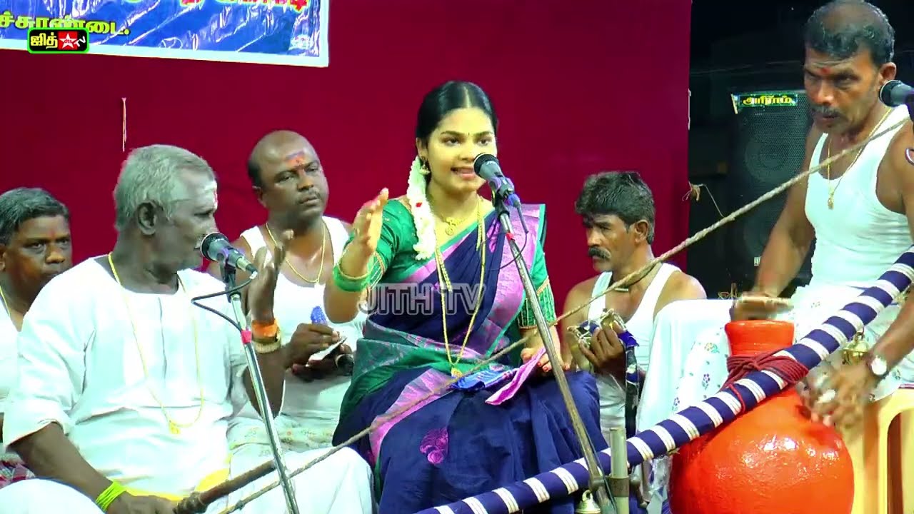 🤷‍♀️வியக்க வைத்த இளம் புயல் மாதவி வில்லுப்பாட்டு || The amazing 💖💚Madhavi Villuppattu #jithtv