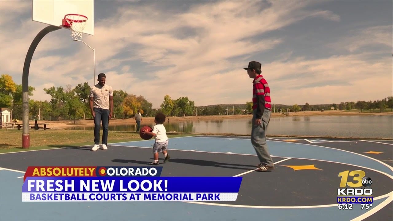 Courts at Colorado Springs' Memorial Park get new makeover courtesy of USA Basketball