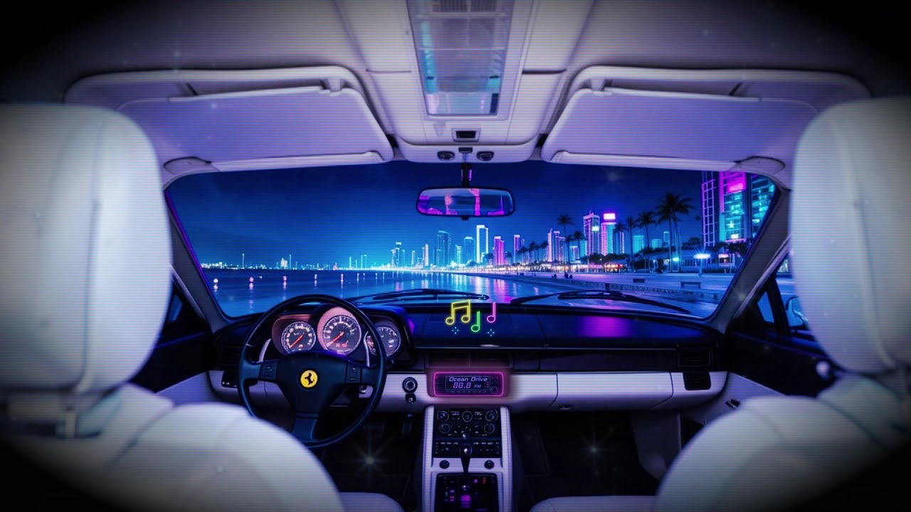 🎵 1H Glam Synthwave Mix 🌴| #27 Miami Neon Night 1984... You left the keys, but stayed.