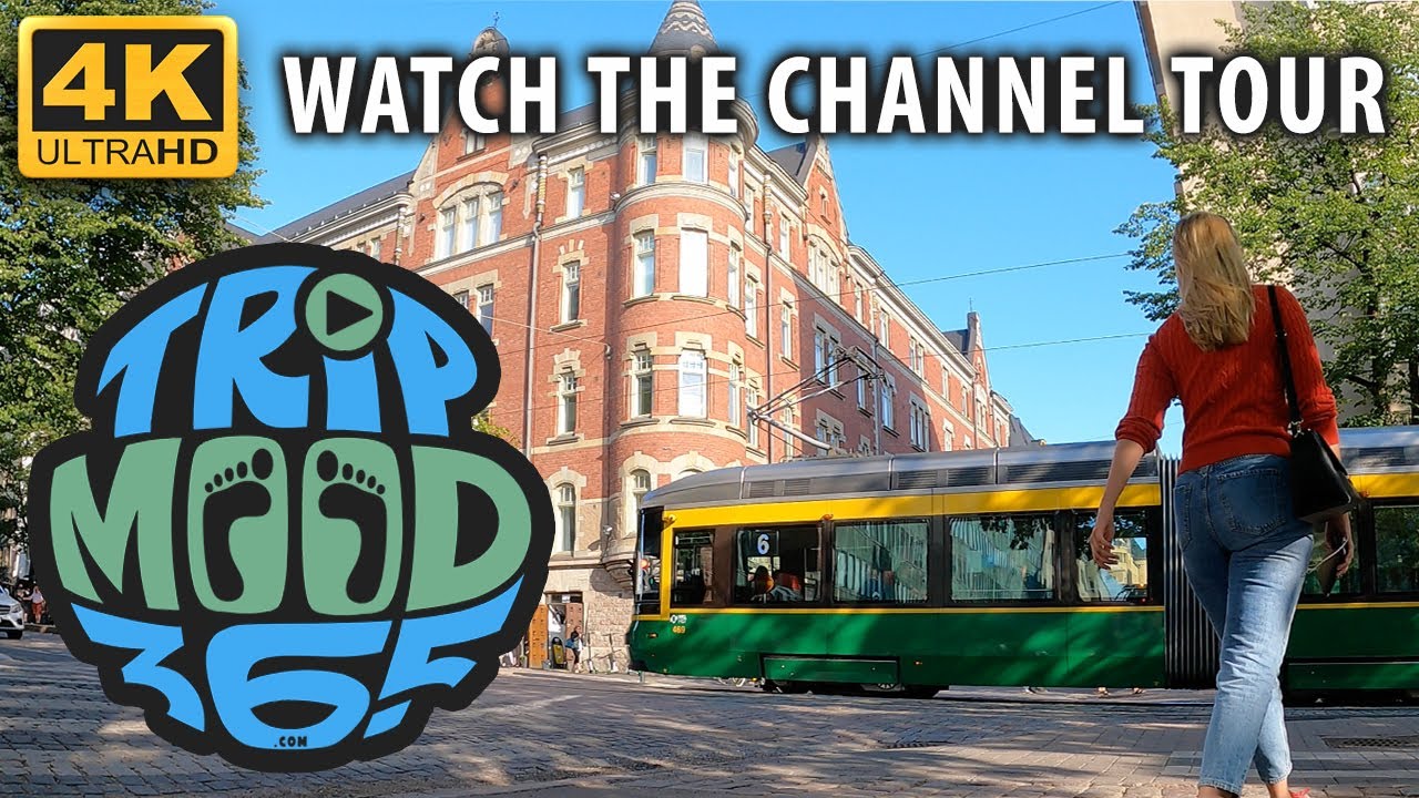 🇫🇮 Watch the Travel Channel Tour TRIPMOOD365 video 4K/60 - See Beautiful Helsinki Finland. 4 Seasons