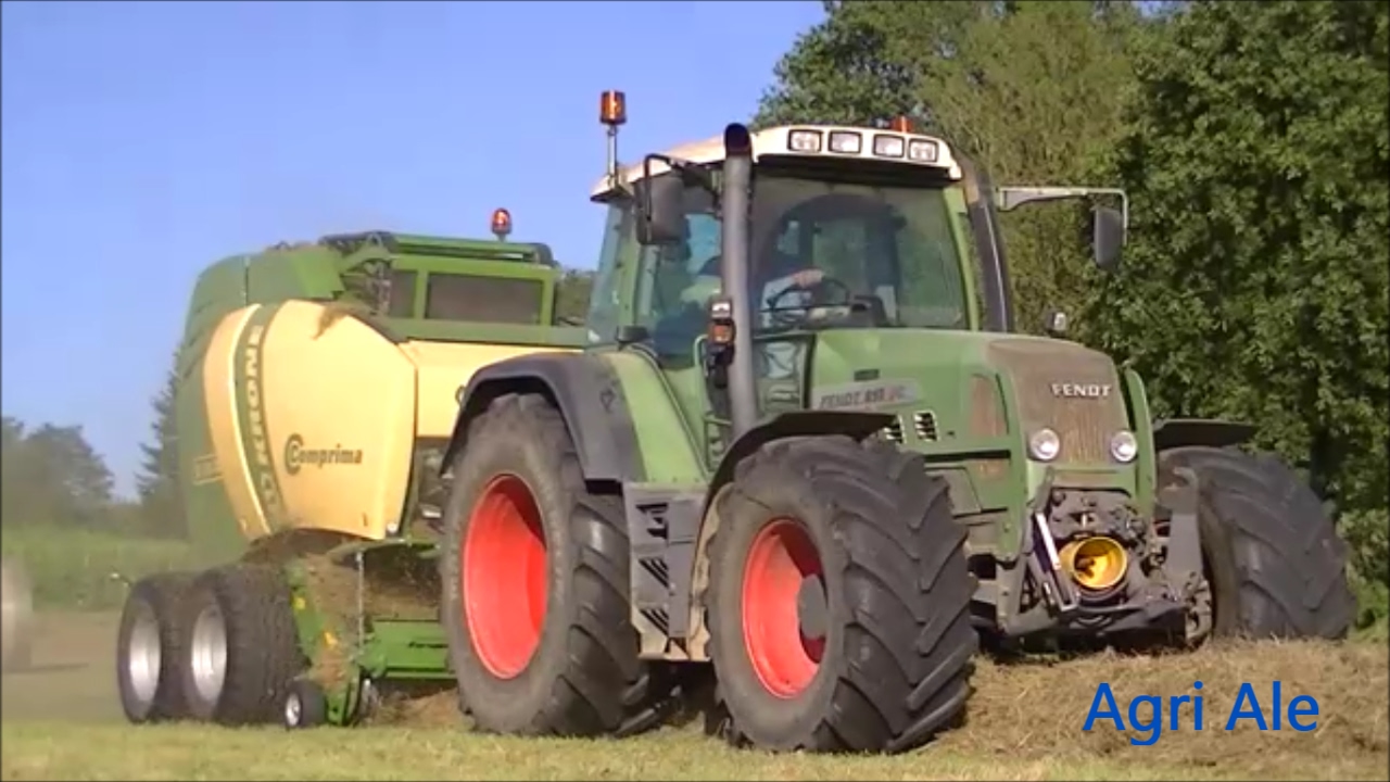 KRONE COMPRIMA V 210 XC + Fendt 818