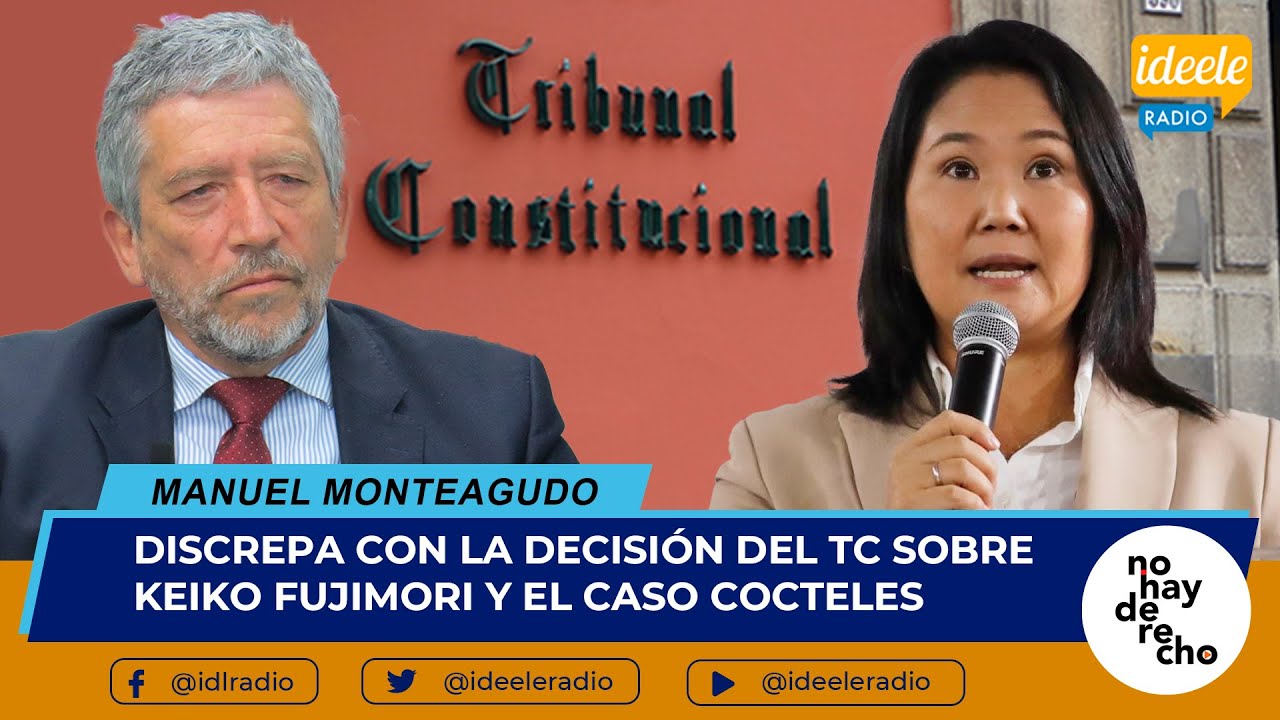 🔴 Manuel Monteagudo discrepa con decisión del TC sobre Keiko Fujimori y el Caso Cocteles