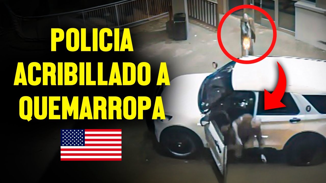 1 vs 1: Polic&iacute;a es EMBOSCADO y BALEADO dentro de su PATRULLA por un CRIMINAL ENOJADO