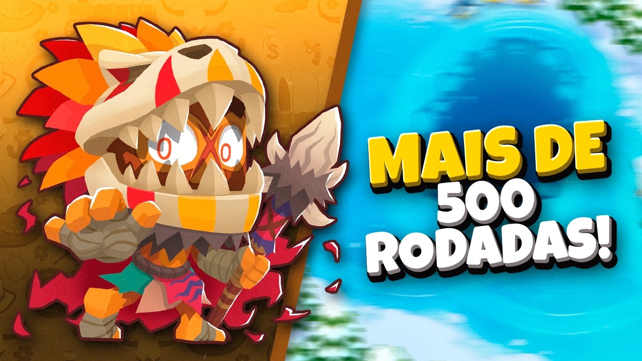 Ele ficou LITERALMENTE MAIS FORTE que uma PARAGON! SIMPLESMENTE MAIS DE 500 RODADAS! 😱 | Bloons TD 6
