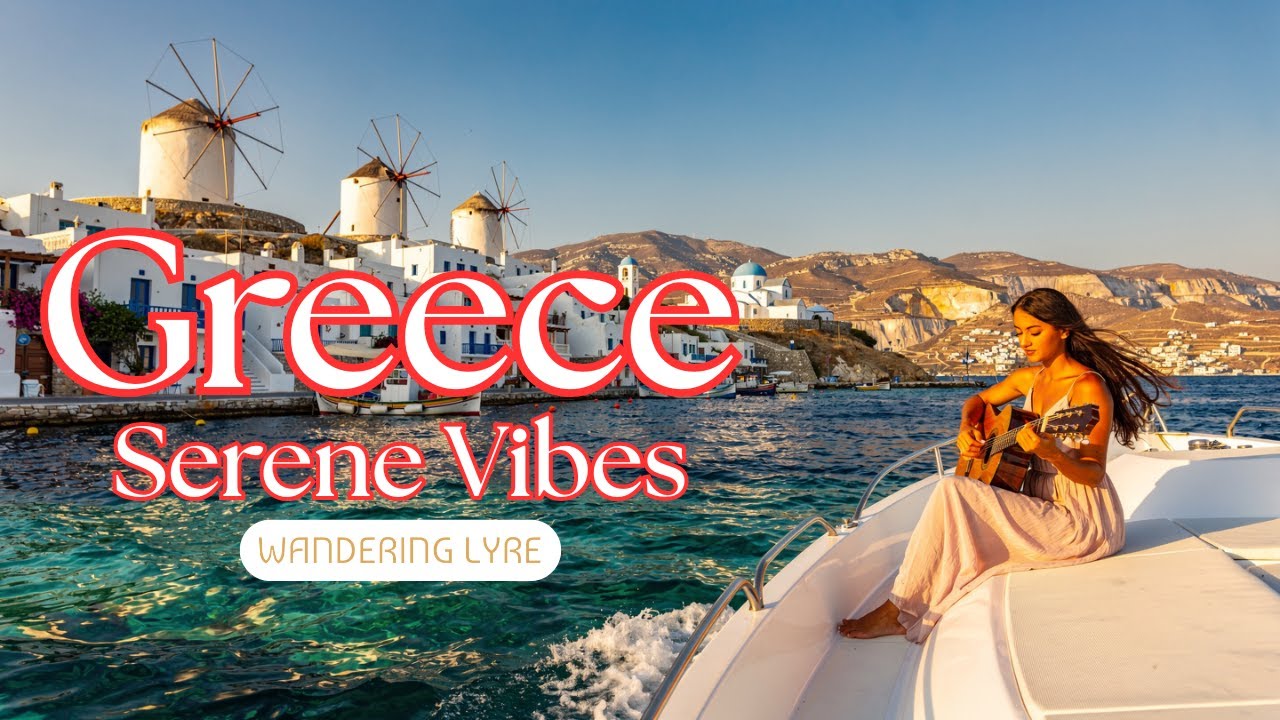 Greek Serene Melodies | Island Hopping Vibes with Relaxing Greek Coastal Music for Tranquil Night